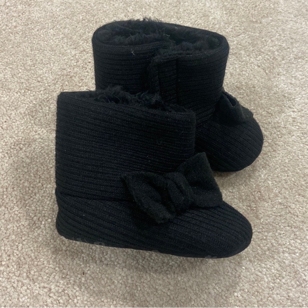 Myggpp Black Boots with Bow